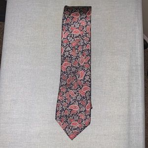 Vintage Briar Hand Fashioned Traditional Tie MAK All Silk Woven in Italy